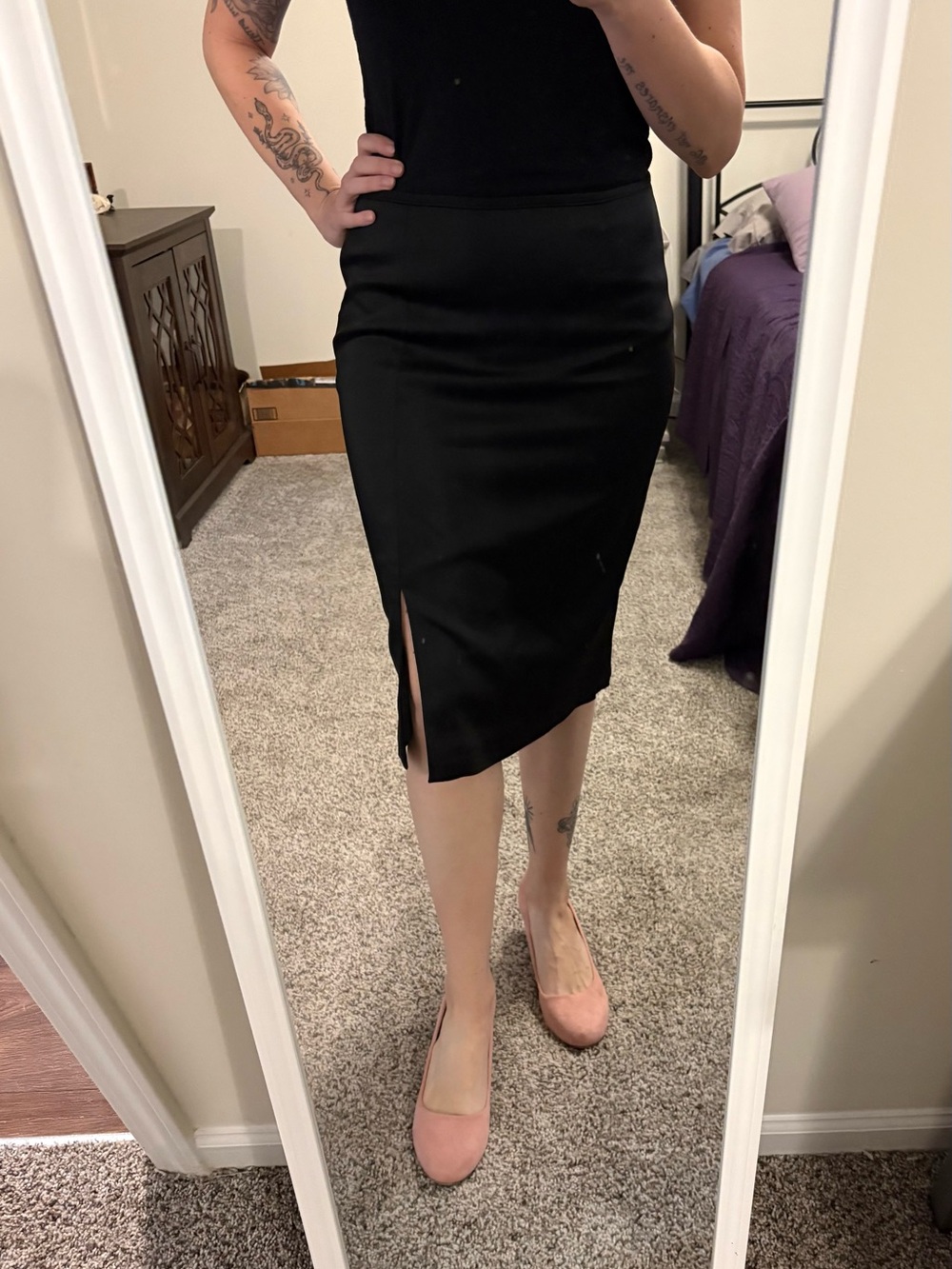 White House Black Market - Black Pencil Skirt